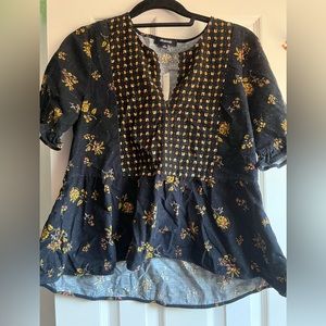 Madewell Baby doll blouse